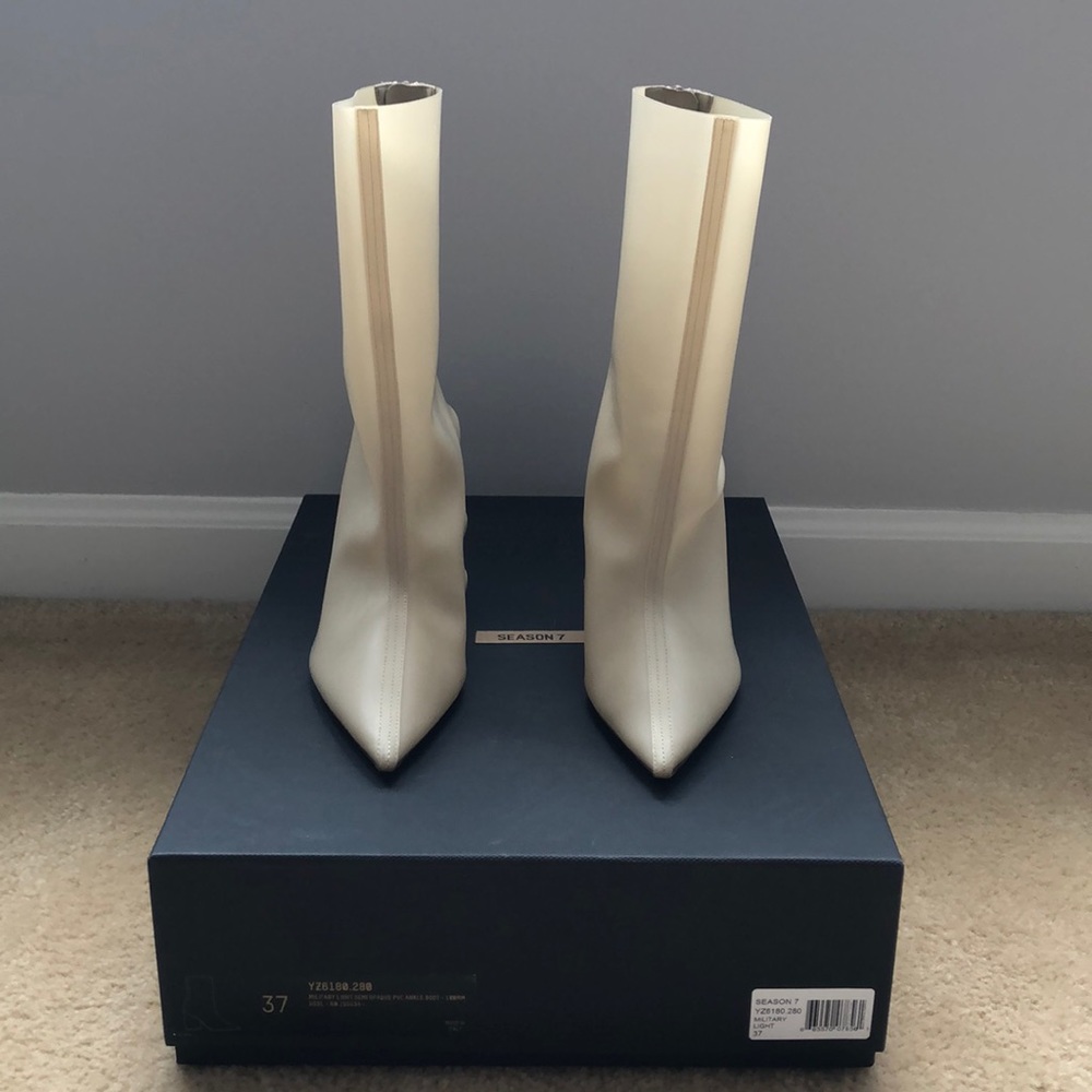 Yeezy Block Heel Ankle Boots
